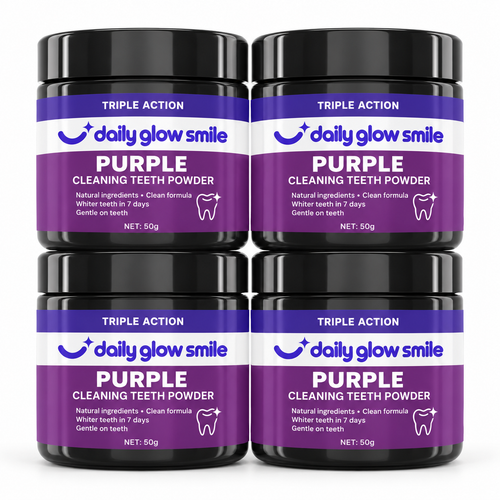 EcoBrightSmile® Triple Action Teeth Whitening Powder