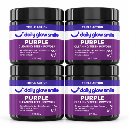 EcoBrightSmile® Triple Action Teeth Whitening Powder