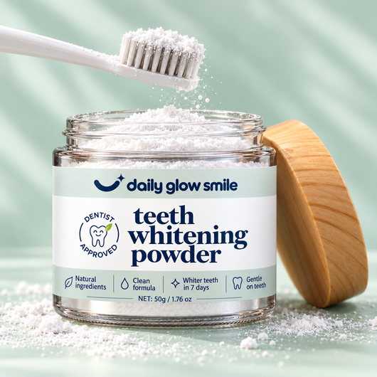 DailyGlowSmile® Triple Action Teeth Whitening Powder