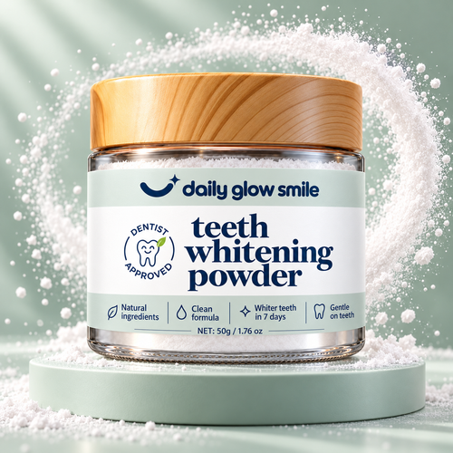 DailyGlowSmile® Triple Action Teeth Whitening Powder