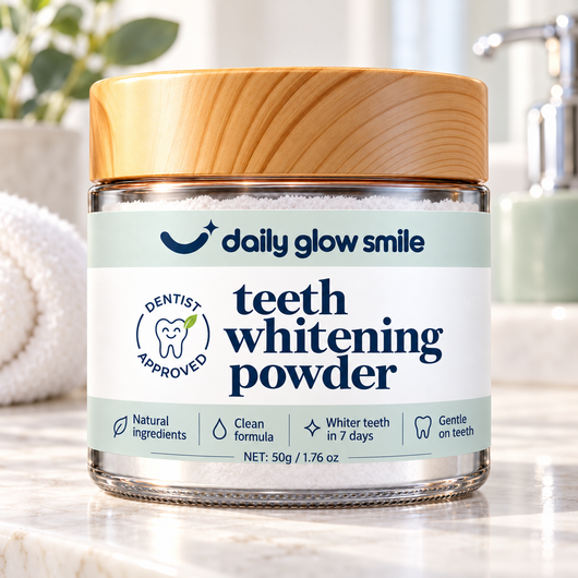 DailyGlowSmile® Triple Action Teeth Whitening Powder