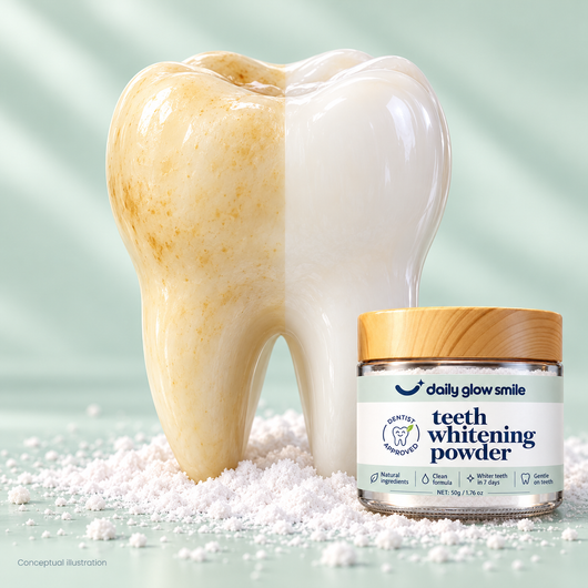 DailyGlowSmile® Triple Action Teeth Whitening Powder