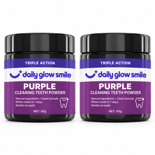 EcoBrightSmile® Triple Action Teeth Whitening Powder